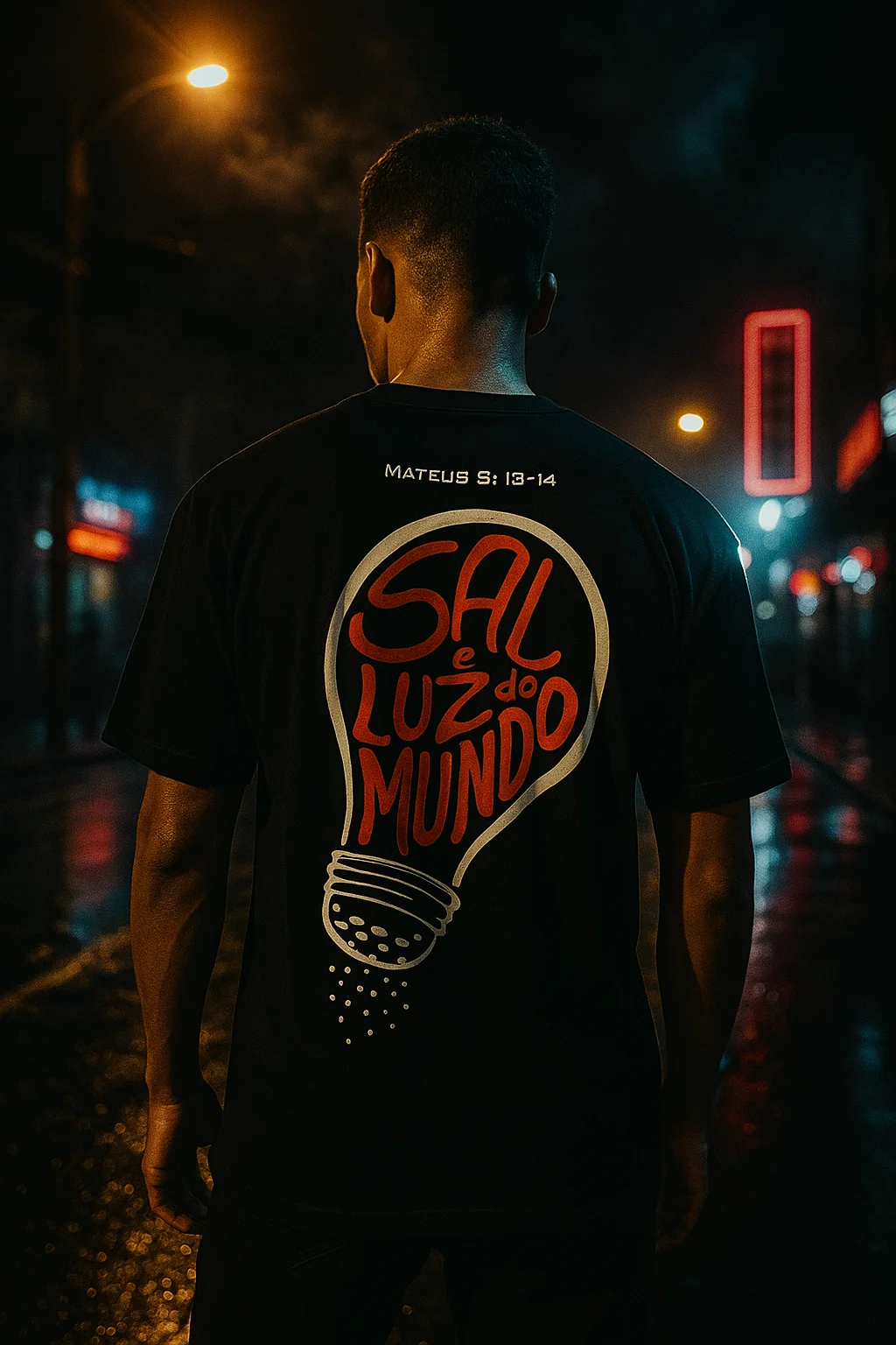 Sal e luz do mundo - camiseta oversized - Imagem 3