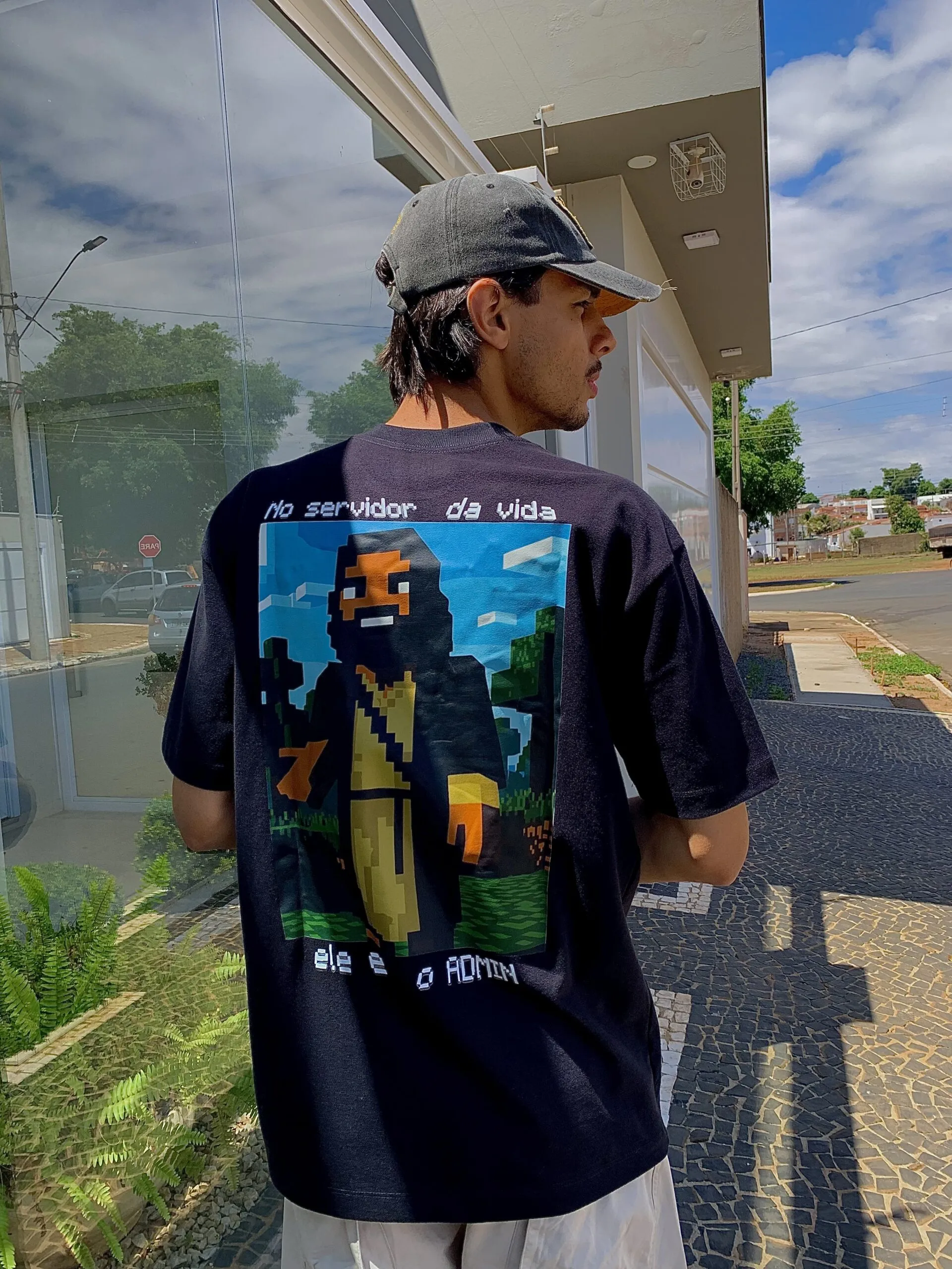 Camiseta oversized - no jogo da vida ele é o admin - Imagem 2